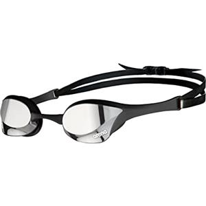 ARENA Cobra Ultra Swipe Mirror Occhialini Nuoto da Gara Unisex Adulto, Occhialini Piscina con Lenti a Specchio Curve, Anti-Appannamento, Protezione UV, 5 Ponti Nasali Intercambiabili