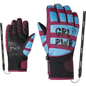Ziener Liwa, Guanti da Sci/Sport Invernali, Impermeabili, Primaloft, alla Moda Bambina