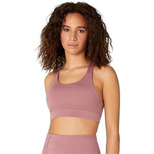 FM London Reggiseno Sportivo da Donna, con Cinghie, Antiurto, senza Cuciture, per Fitness e Yoga, Reggiseno Sportivo Imbottito Progettato per Aderire Saldamente ma Delicatamente sulla Pelle