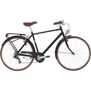Alpina City Bike Freetime Alpina da Uomo, 28, Cambio a 7V e Telaio in Alluminio 55 cm Nero