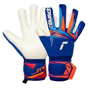 Reusch Guanti da portiere per bambini e adolescenti | traspiranti | per allenamento e partite | tappeto erboso naturale e sintetico | taglie 5-8 | Attrakt Gold X NC Junior