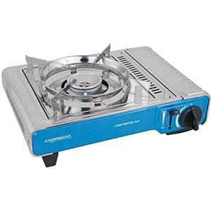 Campingaz Camp'Bistro DLX Fornello a gas | Fornello Campeggio a 1 fuoco | Potenza 2.200 watt | Fornello a gas compatto a cartuccia da esterno con custodia per il trasporto