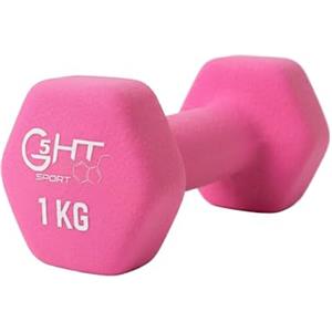 G5 HT SPORT Manubri O Manubrio in Neoprene da Palestra E Home Gym Antiscivolo da 0.5 a 6 kg Coppia O Singolo (1 x 1 kg)