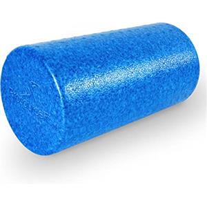 ProsourceFit High Density Foam Rollers 12 - inches long, Firm Full Body Athletic Massager for Back Stretching, Yoga, Pilates, Post Workout Trigger Point Release, Blue