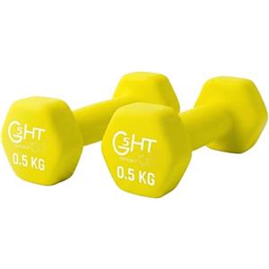 G5 HT SPORT Manubri O Manubrio in Neoprene da Palestra E Home Gym Antiscivolo da 0.5 a 6 kg Coppia O Singolo (2 x 0.5 kg)
