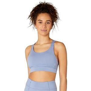 FM London Reggiseno Sportivo da Donna, con Cinghie, Antiurto, senza Cuciture, per Fitness e Yoga, Reggiseno Sportivo Imbottito Progettato per Aderire Saldamente ma Delicatamente sulla Pelle