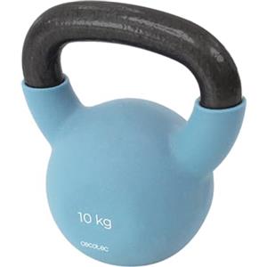 Cecotec Peso russo da 10 kg, KettleBell 10000 Neo, Rivestimento in neoprene, ghisa, impugnatura ergonomica, design estetico e facile da pulire, dimensioni 18,7 x 15 x 21 cm