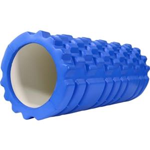 Mobiclinic® fitness, Rullo massaggio muscolare, Fitroller, Schiuma ed eva, 14x33 cm, Pilates, Yoga, Stretching, Portatile, Multifunzionale, Foam roller, Per tutto il corpo, 3 livelli di intensità
