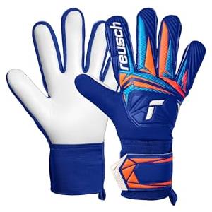 Reusch Guanti da portiere da uomo per adulti | presa robusta, vestibilità stabile e alta durata | per allenamento e gioco | erba artificiale, erba naturale e campo duro | taglia 8-11 | Attrakt Starter