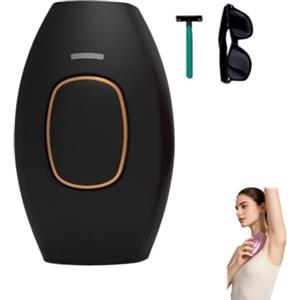 QTERHYD Solippy Luce Pulsata,Solippy Loop Pilatore Laser,Epilatore A Luce Pulsata Con 5 Intensità,Per Gambe, Braccia, Ascelle E Zona Bikini，Nero