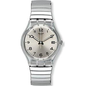 Swatch Orologio da Donna Digitale al Quarzo con Cinturino in Acciaio Inox - GM416A
