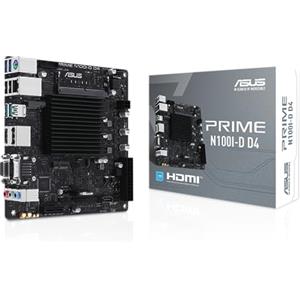 ASUS PRIME N100I-D D4-CSM, Scheda Madre Intel Mini ITX, Slot DDR4, Nera | Intel SoC, PCIe 4.0, SATA 6Gb/s, slot M.2, Ethernet Realtek 1 GB, DisplayPort, HDMI, USB 3.2 Gen 2 e Type-C