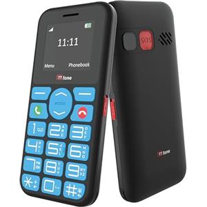 TTfone TT190 Telefono cellulare di emergenza sbloccato per anziani con pulsante grande - Semplice telefono più economico