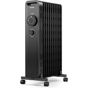 Pelonis Radiatore a Olio con Termostato Regolabile, Radiatore Elettrico con 3 Livelli di Calore, Protezione Contro il Surriscaldamento e l'Inclinazione, 6 Alette, Efficienza Energetica