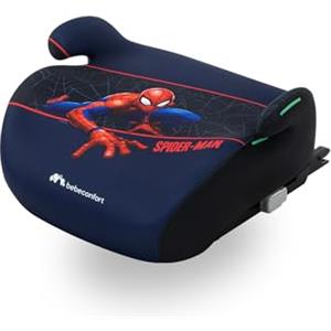 Bebeconfort Marvel Manga i-Fix Rialzo Auto Per Bambini ISOFIX, Seggiolino Spiderman per Bambini e Bambine 6-12 anni, 22-36 kg, 128-150 cm, Portatile, Comodo, Compatto, Leggero, Authentic Spiderman
