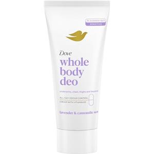 Dove Deodorante Dove Crema Whole Body Deo 75ml, Deodorante per Tutto il Corpo, Profumo di Lavanda e Camomilla, Protezione dagli Odori fino a 72 ore, Dermatologicamente testato, Ginecologicamente testato