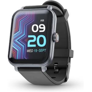 cellularline - ION PRO SQUARE - Smartwatch Bluetooth® con app - 1.83" - Risposta alle Chiamate - Waterproof e Dustproof - Monitoraggio Attività Fisica - Funziona con App ION - Nero