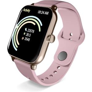 cellularline smartwatch Ion con schermo IPS da 1,83 pollici, monitoraggio attività e notifiche, rosa