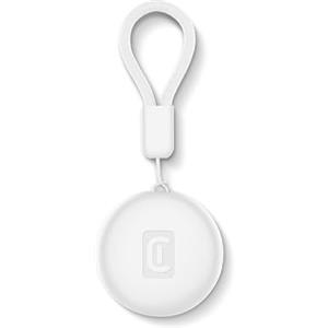 Cellularline localizzatore di oggetti Tracy Tag Dual compatibile con le app Apple Dov'è e Google Find Hub per iOS e Android con batteria CR2032 e certificazione IP71, bianco