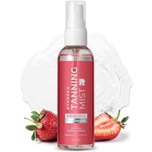 BYROKKO SHINEBROWN BYROKKO spray autoabbronzante alla fragola 100 ml viso e corpo abbronzatura naturale senza sole idratante asciugatura rapida senza striature
