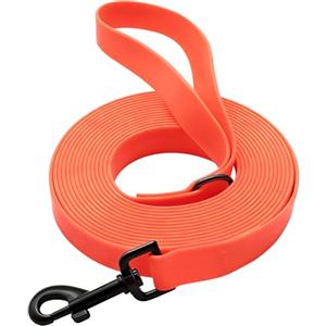 FORBELL Guinzaglio impermeabile da traino per cani, 3 m/5 m/10 m/15 m, guinzaglio resistente per cani, guinzaglio da addestramento resistente con robusto moschettone per cani di taglia grande fino a piccola