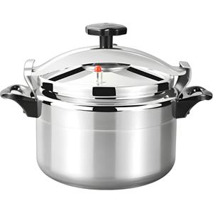QIAKEFE Pentole a pressione 3L/7L/9L/11L/15L,Pentole a pressione professionali in alluminio con sistema di coperchio a chiusura sicura, doppio manico, per tutti i giorni in cucina, multicooker (15L)