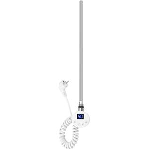 EMKE Elementi Riscaldanti per Termosifoni da Bagno, Bianco,1200 Watt | Termostato Regolatore Elettronico di Temperatura per Radiatori , Riscaldatore Elettrico Resistenza