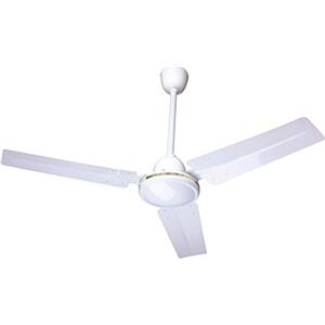 Ardes CLOUD 90 Ventilatore da Soffitto 70W 90 cm con Oscillazione Automatica, 3 Velocità Silenziose, Mando da Parete Incluso, Design Bianco Neutro e Pale Metalliche