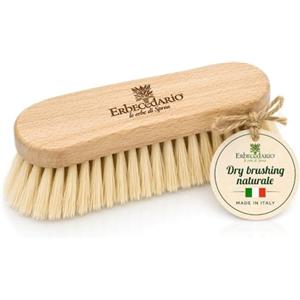 Erbecedario Spazzola Corpo per Spazzolatura a Secco, Setole Naturali Tampico Erbecedario, Legno di Faggio, Per Contrastare Inestetismi Cellulite e Ritenzione Idrica, Migliora la Circolazione, Azione Esfoliante