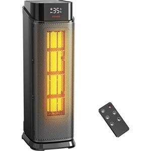 QEXREED Termoventilatore PTC 2000W basso consumo, antisurriscaldamento ribaltamento