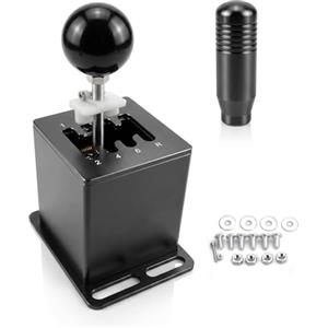 Guil Vim PC USB Racing Simulator Shifter, 7+R H-Pattern Shifter, Plug and Play, cambio manuale compatibile con Logitech G29/G27/G25/G920, Thrustmaster T300RS/GT per PC Windows 7/8/10/11 Sim Racing Games