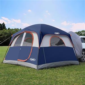 UNP Tenda da campeggio per SUV, tenda da campeggio per auto per 6 persone, tenda per portellone posteriore per SUV, tenda per esterni, facile da montare (Blu navy)