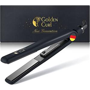 Golden Curl Piastra per Capelli Golden Curl - 5 Anni di Tranquillità - Piastra Professionale 2 in 1 per Lisciare e Arricciare i Capelli - Ferro Hair Straightener Lisciante e Onde (Tedesca)