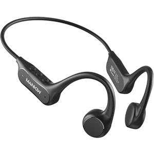 MANKIW Cuffie Conduzione Ossea Bluetooth 6.0, Auricolari Conduzione Ossea Open-Ear Sportivi, Ricarica Rapida Type-C, IPX5 Impermeabili, Cuffie Senza Fili per Corsa, Fitness e Guida