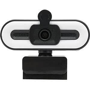 Jopwkuin Webcam 1080P 60fps, Nessuna Distorsione 'immagine Comoda e Pratica Videocamera per Streaming HD 1080P per Computer Desktop