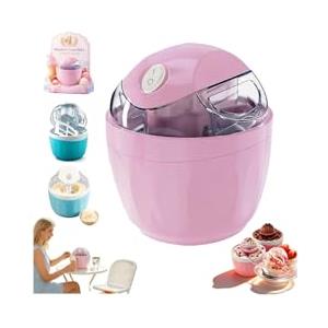 Generic Small Home Mini Ice Cream Maker, Personal Ice Cream Maker, Gelato elettrico da 17 oz e sorbetto, Easy One Touch Dessert Maker, Quick 15 minuti per Homemade Frozen Yogurt, Rapid Freezing for Family