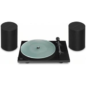 Pro-Ject + Sonos T1 EVO BT nero laccato + Era 100 nero opaco (set di 2)