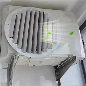 TozMvi Deflettore per Condizionatore D'aria per Unità Esterne, Schermo Di Protezione per Bocchette Di Ventilazione in Acciaio Inossidabile,Round-58 * 58cm