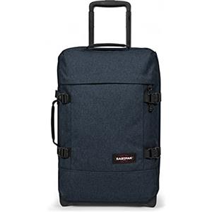 Eastpak Tranverz S Trolley Cabina 42L (51 x 32,5 x 24 cm), valigia bagaglio a mano con ruote, resistente e leggera, doppio scomparto, manico telescopico e TSA lock - TRIPLE DENIM