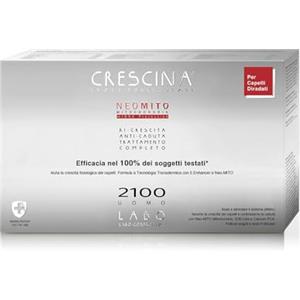Crescina Transdermic NEO MITO Isole Follicolari Doppio Trattamento per Ri-crescita e Anticaduta Capelli 2100 Uomo 40 fiale (20+20)