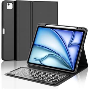 Occtingkind Per iPad Air 13 (M4/M3/M2) Cover Tastiera con RGB Italiana
