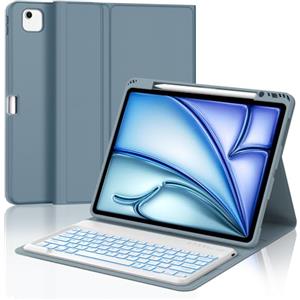 Occtingkind Per iPad Air 13 (M4/M3/M2) Cover Tastiera con RGB Italiana