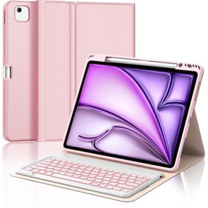 Occtingkind Per iPad Air 13 (M4/M3/M2) Cover Tastiera con RGB Italiana