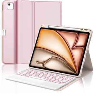Occtingkind Per iPad Air 13 (M4/M3/M2) Cover Tastiera con RGB & TP Italiana