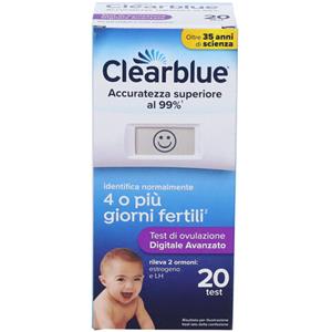CLEARBLUE - TEST DI OVULAZIONE AVANZATO 20 PEZZI