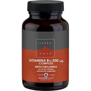 Terranova Vitamina B12 Complex 500 UG Integratore Vitaminico 50 Capsule