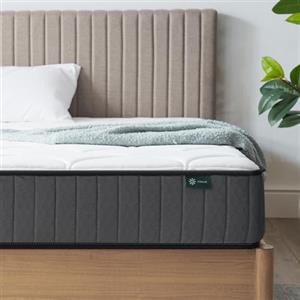 Zinus Materasso Matrimoniale 160x190 cm Hybrid - Altezza 20 cm - Tight Top - Materasso Memory Foam e Molle Insacchettate - Comfort Ergonomico