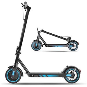 Zephyride Monopattino Elettrico Adulto,Alta Potenza 500w,Pneumatici Da 25,4 Cm,Velocità Massima Di 25km/H,Distanza Remota Di 45KM,Sistema Frenante A Doppio Tamburo, Pieghevole,Carico Massimo 120KG(Rosso)