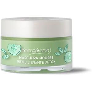 Bottega Verde - Estratti di bellezza - Maschera mousse - con succo di Cetriolo e The Matcha (50 ml) - riequilibrante detox