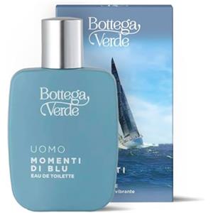 Bottega Verde - Momenti di Blu, Eau de Toilette, 50 ml, Profumo Uomo, Fragranza Fresca e Raffinata